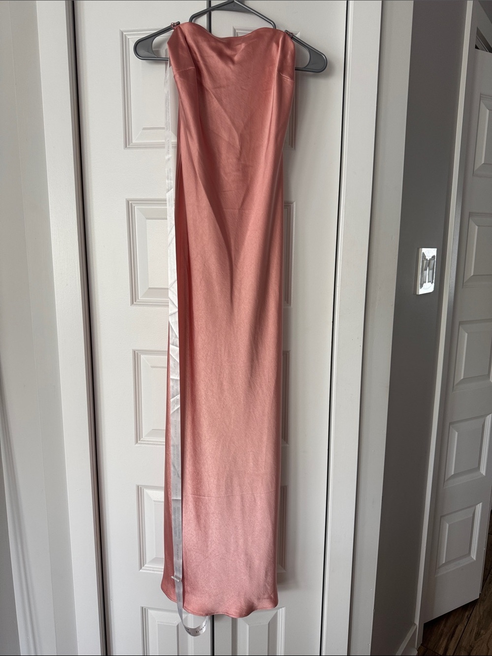 Elegant Pink Satin Maxi Skirt - Dynamite